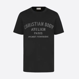 Dior Christian Dior Atelier T-Shirt - Black Cotton Jersey